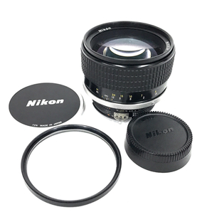 Nikon NIKKOR 85mm 1:1.4 一眼 マニュアルフォーカス カメラ レンズ 光学機器の画像1