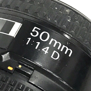 1円 Nikon AF NIKKOR 50mm 1:1.4 D 一眼 オートフォーカス カメラ レンズ 光学機器の画像7