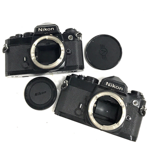 1円 Nikon FE 一眼レフフィルムカメラ ボディ 2台セット マニュアルフォーカスの画像1