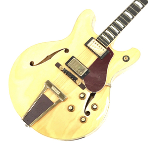ヤマハ SA-90 セミアコースティックギター セミアコ 弦楽器 取説 ハードケース付 YAMAHA QX043-25の画像2