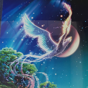 KAGAYA フェニックス 〜永遠の翼〜 V/CC ジークレー 保証書付き 額装サイズ87.5cm×63.5cm 美術品の画像6