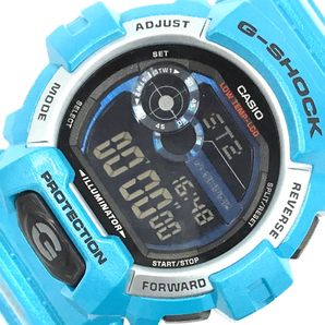カシオ Gショック クォーツ 腕時計 3422 GLS-8900 メンズ 水色 稼働品 ファッション小物 CASIOの画像1