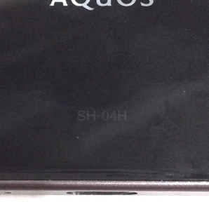 1円 docomo android SHARP AQUOS ZETA SH-04H 32GB ブラック スマホ 本体 利用制限〇 SIMロック解除済の画像6