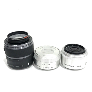 1円 Nikon 1 J5 1 NIKKOR 10-30mm 1:3.5-5.6 VR 18.5mm 1:1.8 含む ミラーレス一眼 カメラ レンズ C150921の画像7