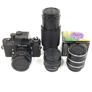 MINOLTA X-1 MC ROKKOR-PG 1:1.2 58mm 含む 一眼レフ フィルムカメラ マニュアルフォーカス セット