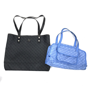  Gherardini большая сумка PVC общий рисунок серый серия нейлон сумка "Boston bag" голубой женский итого 2 позиций комплект 