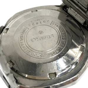 セイコー アドバン デイデイト 自動巻 腕時計 カットガラス 6106-7570 エメラルドグリーン文字盤 メンズ SEIKOの画像3