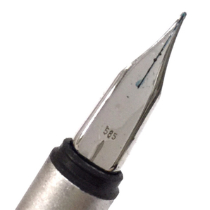 モンブラン ノブレス 万年筆 ペン先 585 カートリッジ式 シルバーカラー 事務用品 MONTBLANCの画像5