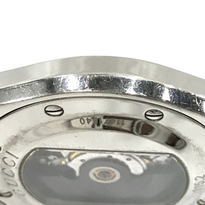 グッチ デイト 自動巻 オートマチック 腕時計 メンズ シルバーカラー文字盤 純正ベルト 稼働品 ブランド小物 GUCCIの画像4