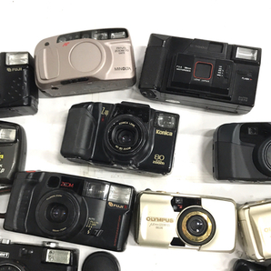 OLYMPUS μ ZOOM 105 DELUXE Canon BF35 PENTAX ESPIO 115 含む フィルムカメラ まとめセットの画像5
