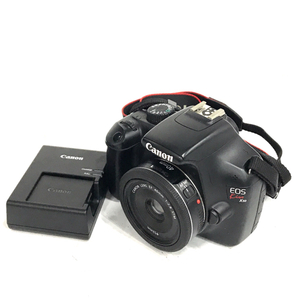 1円 CANON EOS Kiss X50 EF 40mm 1:2.8 STM デジタル一眼レフ デジタルカメラ L111551の画像1