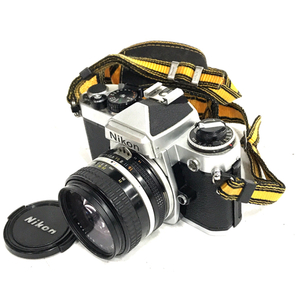 Nikon FE Ai-s NIKKOR 50mm 1:1.4 一眼レフフィルムカメラ レンズ マニュアルフォーカス QX044-9の画像1
