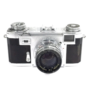 1円 CONTAX ZEISS IKON Carl Zeiss Sonnar 1:2 5cm レンジファインダー フィルムカメラ マニュアルフォーカス L301429の画像2