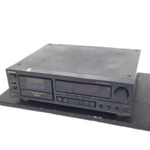 SONY TC-K222ESG ステレオ カセットデッキ オーディオ機器 通電確認済み QR051-101