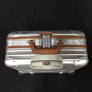 1円 リモワ ルフトハンザ ボーイング 747-8 約28L キャリーバッグ キャリーケース シルバー RIMOWAの画像3