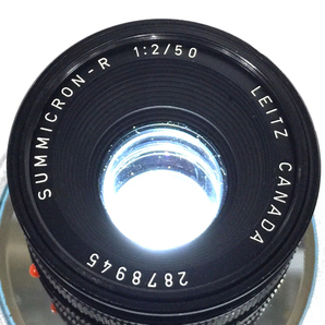 1円 LEICA SUMMICRON-R 1:2/50 一眼 マニュアルフォーカス カメラ レンズ 光学機器の画像6