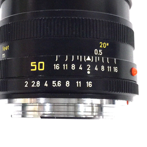 1円 LEICA SUMMICRON-R 1:2/50 一眼 マニュアルフォーカス カメラ レンズ 光学機器の画像4