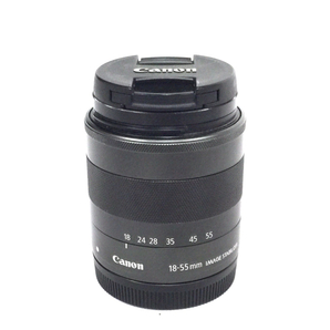 1円 Canon ZOOM LENS EF-M 18-55mm 1:3.5-5.6 IS STM 一眼 オートフォーカス カメラ レンズ 光学機器の画像1