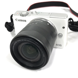 1円 CANON EOS M10 EF-M 18-55mm 1:3.5-5.6 IS STM ミラーレス一眼カメラ レンズの画像2