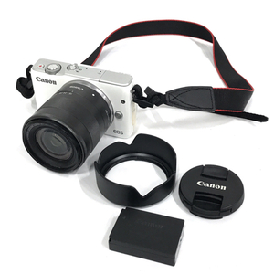 1円 CANON EOS M10 EF-M 18-55mm 1:3.5-5.6 IS STM ミラーレス一眼カメラ レンズ