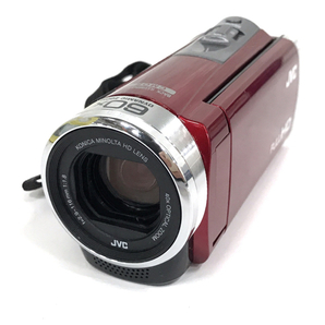 JVC Everio GZ-HM155-R フルHD デジタルビデオカメラ レッド 動作確認済 QZ044-4の画像2