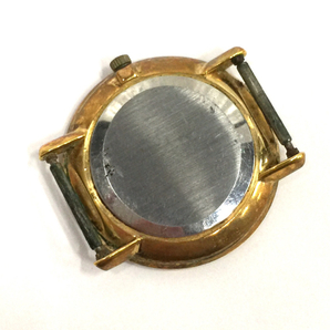 オメガ デビル クォーツ 腕時計 メンズ 未稼働品 フェイスのみ ゴールドカラー文字盤 ラウンドフェイス OMEGAの画像4