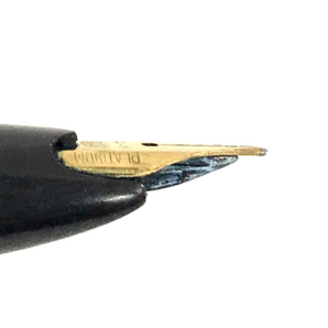プラチナム PLATINUM 万年筆 ペン先 14K 18K カートリッジ式 筆記用具 筆記用具 ブラック 計2点 セット QR051-331の画像5