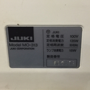 JUKI MO-313 ロックミシン 1本針3本糸 オーバーロックミシン 通電確認済みの画像9