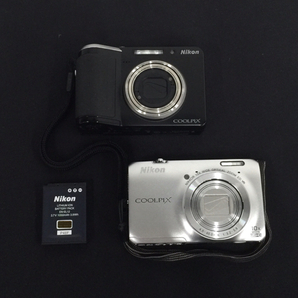 Nikon COOLPIX S6300 P60 コンパクトデジタルカメラ 2点セット 光学機器 QR051-118の画像1