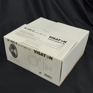 Visaton W200S 20cm ウーファー スピーカー オーディオ機器 通電動作確認済の画像6