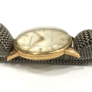 セイコー ロードマーベル 手巻き 機械式 腕時計 メンズ シルバーカラー文字盤 ラウンドフェイス 社外ブレスの画像3