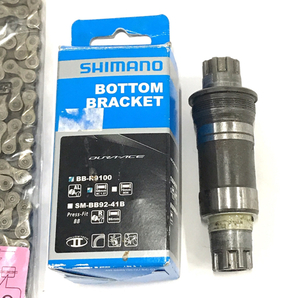 シマノ チェーン CN-HG-701-11 ボトム ブラケット BB-R9100 保存箱付 自転車関連用品 計2点 セット QG051-72の画像6