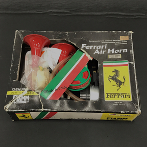  Ferrari FR-25 air horn 2 ream metal horn Italy made preservation box attaching QG051-19