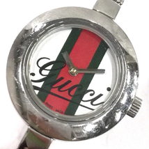 グッチ 105 シェリーライン クォーツ 腕時計 レディース 未稼働品 バングルウォッチ GUCCI QR051-255_画像1