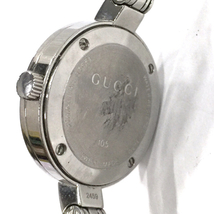 グッチ 105 シェリーライン クォーツ 腕時計 レディース 未稼働品 バングルウォッチ GUCCI QR051-255_画像4