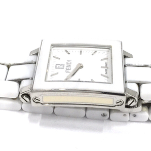 フェンディ クォーツ 腕時計 レディース ホワイト 未稼働品 純正ブレス ファッション小物 FENDI QR051-264の画像3
