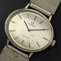 オメガ ジュネーブ 手巻き 機械式 腕時計 メンズ オーバルフェイス メンズ 社外ブレス OMEGA QR051-60_画像1