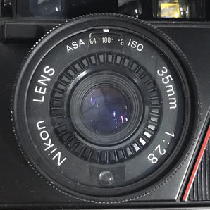 Nikon L35 AD 35mm 1:2.8 コンパクトフィルムカメラ ニコン オートフォーカスの画像2