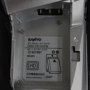 SANYO Xacti DMX-HD1000型 6.3-63.0mm 1:1.8-2.5 ハイビジョンデジタルムービーカメラの画像5