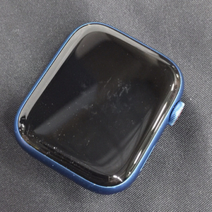 1 иен Apple Watch Series7 45mm GPS+Cellular модель MKMM3J/A A2478 голубой смарт-часы корпус 