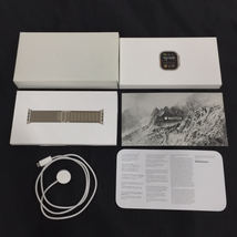 1円 Apple Watch Ultra2 49mm GPS+Cellularモデル MRF03J/A A2986 チタニウムケース スマートウォッチ 本体_画像9