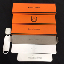 1円 Apple Watch Hermes Series9 45mm GPS+Cellularモデル MRQP3J/A A2984 シルバー スマートウォッチ 本体_画像9
