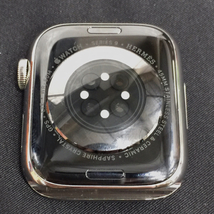 1円 Apple Watch Hermes Series9 45mm GPS+Cellularモデル MRQP3J/A A2984 シルバー スマートウォッチ 本体_画像3