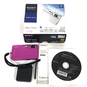 1円 SONY Cyber-Shot DSC-TX10 3.5-4.6/4.43-17.7 コンパクトデジタルカメラ ピンク