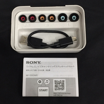 1円 SONY ソニー WF-1000XM5 ワイヤレスイヤホン ブラック ワイヤレスイヤホン オーディオ機器 通電動作確認済_画像6