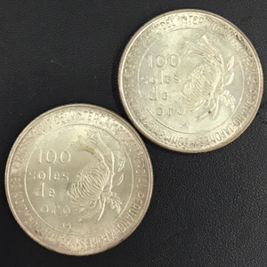 pe Roo 100 year memory 100soru silver coin 1973 year coin 2 point set foreign money QR051-354