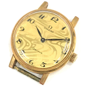 オメガ ジュネーブ 手巻き 機械式 腕時計 フェイスのみ レディース 稼働品 ブランド小物 保存箱付き OMEGA