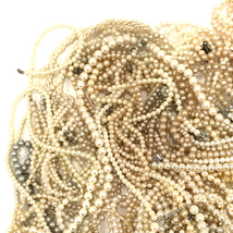1円 パール 真珠 フェイクパール含む ネックレス アクセサリー レディース まとめ 総重量約2.0kg_画像2