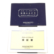 ミキモト クオーツ クロック 置き時計 / ボールペン セット 付属品あり ブランド雑貨 レディース MIKIMOTO_画像8