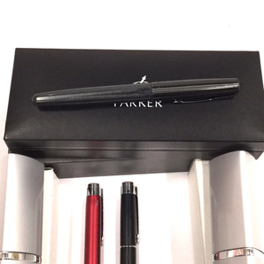 パーカー フロンティア エスプリ 万年筆 ボールペン PARKER 筆記用具 文房具 保存箱付 計3点 セットの画像2